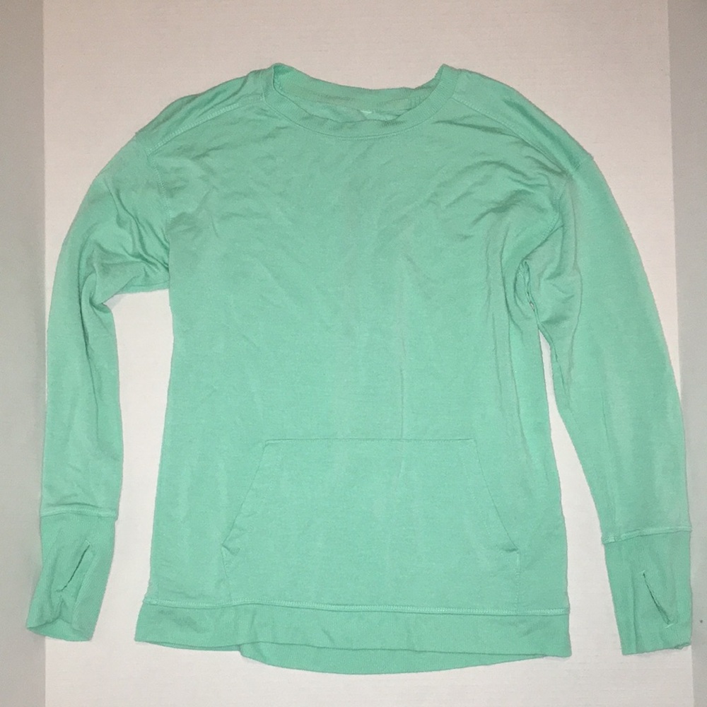 Mint Green Long Sleeve Sweatshirt